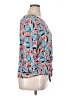 Ruby Rd. Blue 3/4 Sleeve Blouse Size XL - photo 4