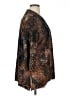Ruby Rd. Animal Print Brown 3/4 Sleeve Blouse Size XL - photo 4