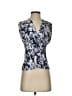 Veronica M. Blue Sleeveless Blouse Size XS - photo 1