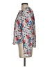 Veronica Beard 100% Silk Floral Ivory Blue Long Sleeve Silk Top Size 2 - photo 5