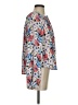 Veronica Beard 100% Silk Floral Ivory Blue Long Sleeve Silk Top Size 2 - photo 4