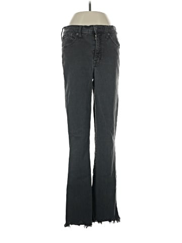 Madewell Tall Cali Demi-Boot Jeans in Berkeley Black: Chewed-Hem Edition (view 1)