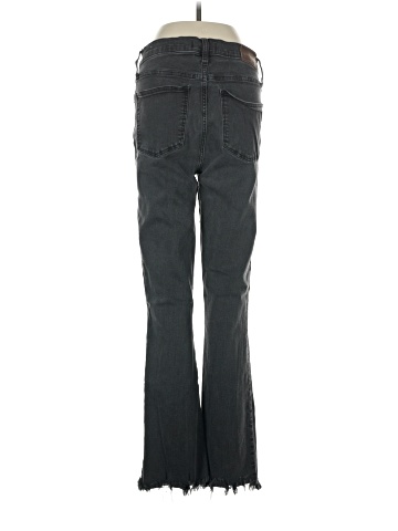Madewell Tall Cali Demi-Boot Jeans in Berkeley Black: Chewed-Hem Edition (view 2)