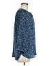 Jachs Girlfriend 100% Polyester Blue 3/4 Sleeve Blouse Size M - photo 4
