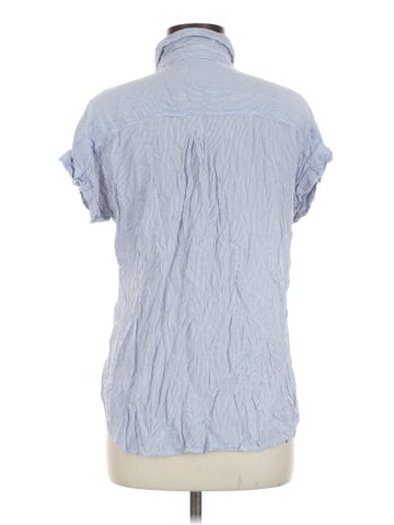Cosmic Blue Love Short Sleeve Blouse (view 2)