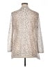 Draper's & Damon's 100% Polyester Animal Print Ivory 3/4 Sleeve Blouse Size XL - photo 2