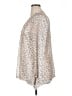 Draper's & Damon's 100% Polyester Animal Print Ivory 3/4 Sleeve Blouse Size XL - photo 5