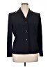 Ann Taylor 100% Silk Blue Silk Blazer Size 14 - photo 1