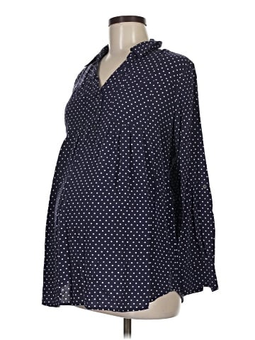 Motherhood Long Sleeve Blouse (view 1)
