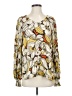 CAbi 100% Polyester Ivory Long Sleeve Blouse Size S - photo 1