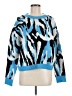 Cliche Animal Print Blue Pullover Sweater Size M - photo 1