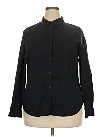 Nine West Long Sleeve Button-Down Shirt (view 1)