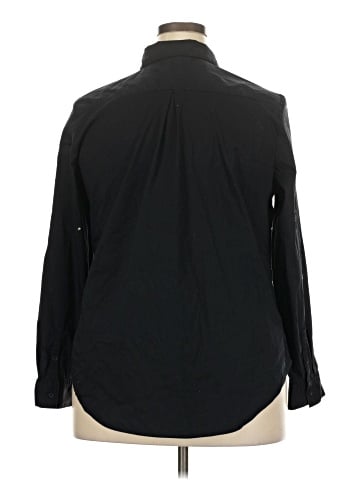 Nine West Long Sleeve Button-Down Shirt (view 2)