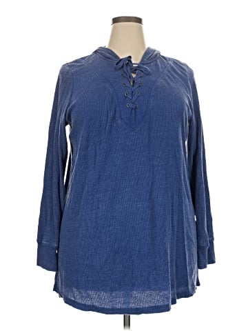 Woman Within Pullover Sweater (view 1)