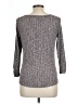 Iz Byer Gray 3/4 Sleeve Top Size L - photo 2