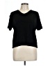 Flax Black Short Sleeve Top Size (L) - photo 1