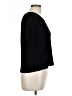 Flax Black Short Sleeve Top Size (L) - photo 4