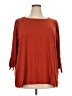 Max Studio Orange 3/4 Sleeve Top Size 3X - photo 1