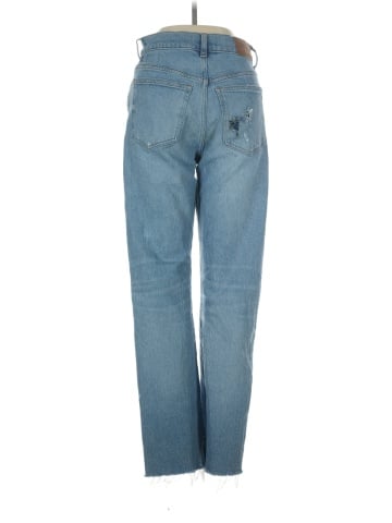 Madewell The '90s Straight Jean in Hallstead Wash (view 2)