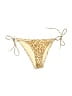Zimmermann Animal Print Gold Brown Swimsuit Bottoms Size 8 (2) - photo 1