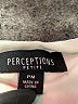 Perceptions Print Blue Casual Dress Size M (petite) - photo 7