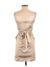 Mystic Metallic Tan Cocktail Dress Size M - photo 2