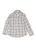 Crewcuts Outlet Plaid Tan Long Sleeve Button-Down Shirt Size 6 - 7 - photo 1