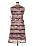 SLNY Chevron-herringbone Pink Casual Dress Size 14 - photo 2