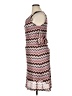 SLNY Chevron-herringbone Pink Casual Dress Size 14 - photo 5