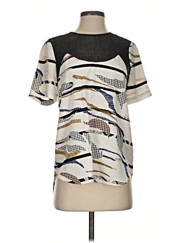 Tibi Short Sleeve Top (view 1)