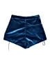 Self-Portrait Metallic Blue Board Shorts Size 6 - photo 2