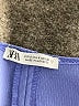 Zara Solid Blue Cocktail Dress Size S - photo 7