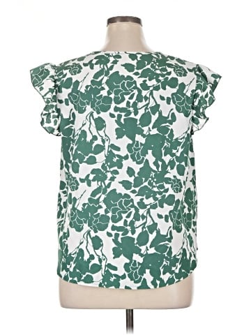 Shein Curve Short Sleeve Blouse (view 2)