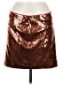 Diane von Furstenberg 100% Polyester Metallic Brown Formal Skirt Size 6 - photo 1