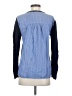 Ann Taylor LOFT 100% Cotton Blue Pullover Sweater Size S - photo 2