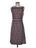Max Studio Print Burgundy Casual Dress Size S - photo 1