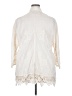 Solitaire Ivory 3/4 Sleeve Button-Down Shirt Size 2X - photo 2