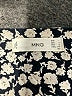 MNG 100% Viscose Black Long Sleeve Blouse Size 8 - photo 7
