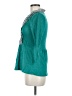 Deletta 100% Cotton Teal Long Sleeve Blouse Size M - photo 5