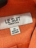 Le Suit 100% Polyester Orange Blazer Size 14 - photo 6