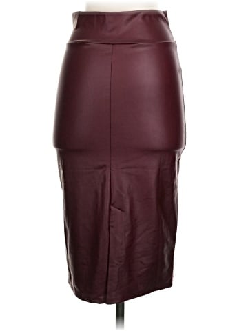 Simlu Faux Leather Skirt (view 2)
