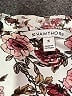 41Hawthorn 100% Polyester Floral White Short Sleeve Blouse Size 1X - photo 7