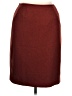 Le Suit 100% Polyester Solid Burgundy Formal Skirt Size 14 Petite - photo 1
