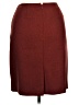 Le Suit 100% Polyester Solid Burgundy Formal Skirt Size 14 Petite - photo 2