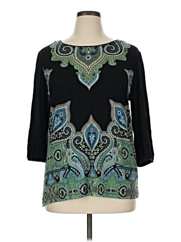 New Directions 3/4 Sleeve Blouse (view 1)