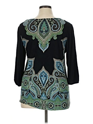 New Directions 3/4 Sleeve Blouse (view 2)