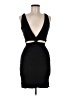 Soprano Solid Black Cocktail Dress Size M - photo 1