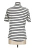 Zara Stripes Ivory Short Sleeve Button-Down Shirt Size M - photo 2