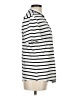 Zara Stripes Ivory Short Sleeve Button-Down Shirt Size M - photo 4
