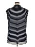 Roz & Ali 100% Polyester Stripes Blue Sleeveless Blouse Size 1X - photo 2